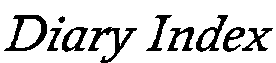 Diary Index
